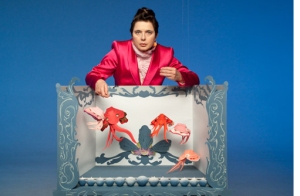 "Seduce Me" video series with Isabella Rossellini, paper cuttlefish set