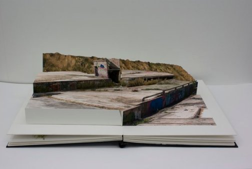 Pop-up landscape book by Swedish artist Andreas Johansson
